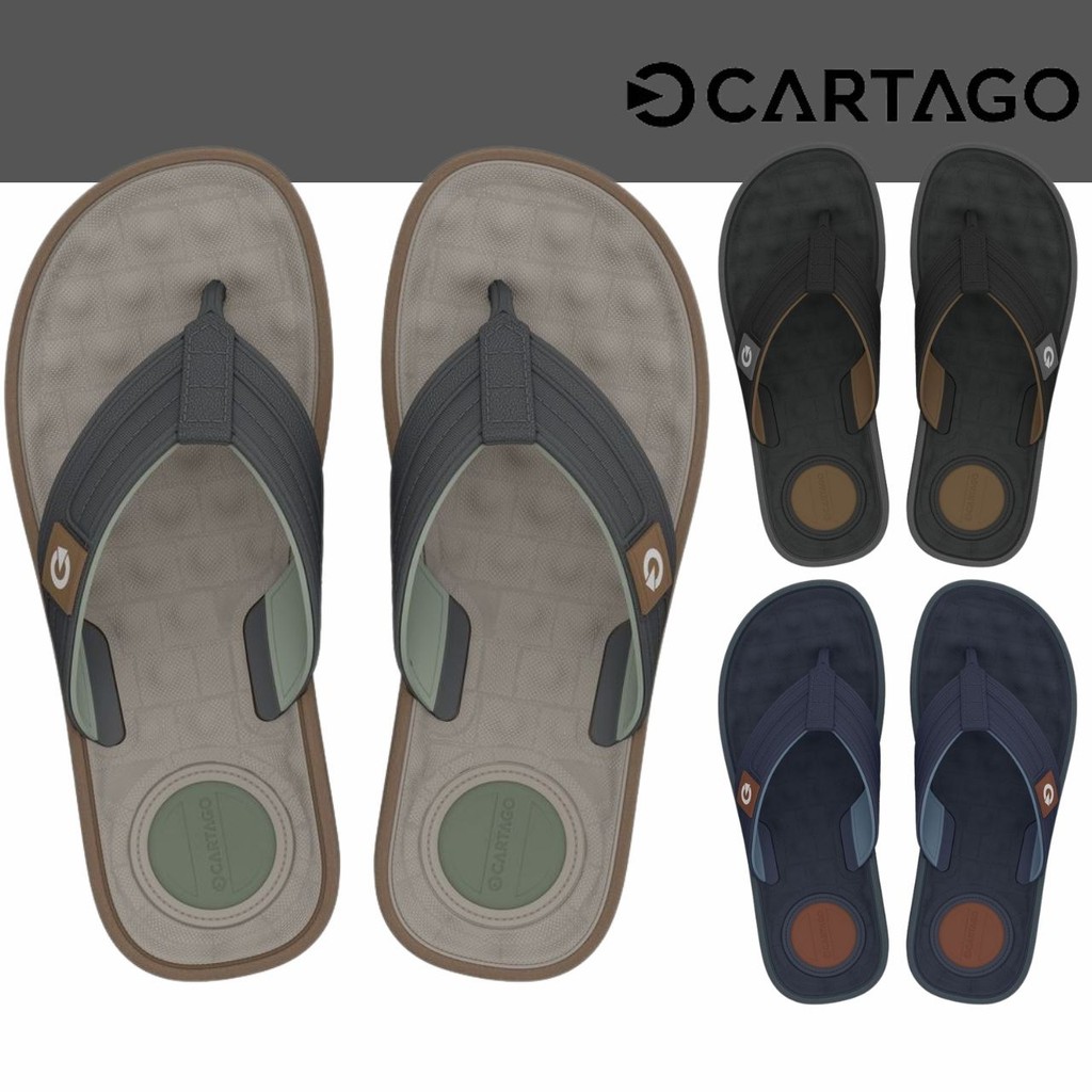 Chinelo Masculino Homem Cartago Alabama Massageador Original Lançamento em Oferta na Shopee