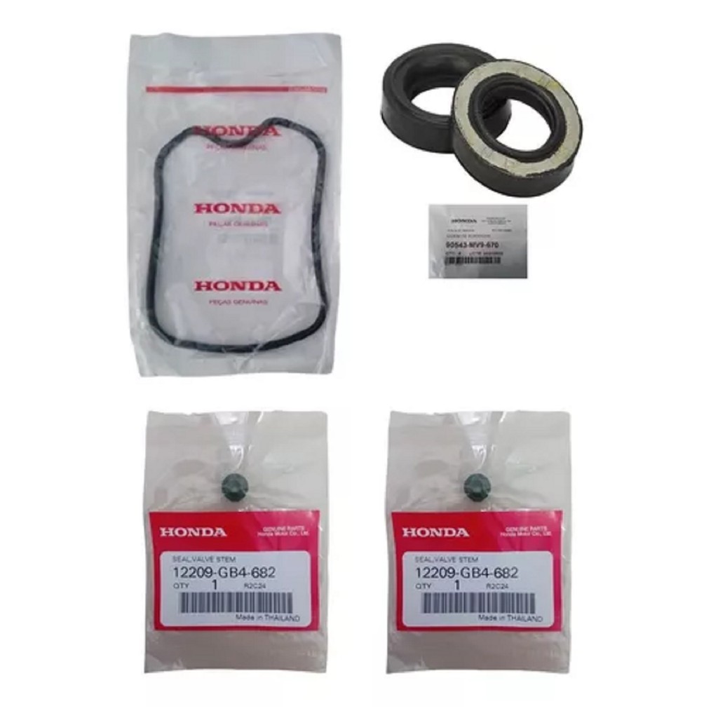 Junta Tampa Válvula + Coxim + Retentor Válvula Fan 125 09/18