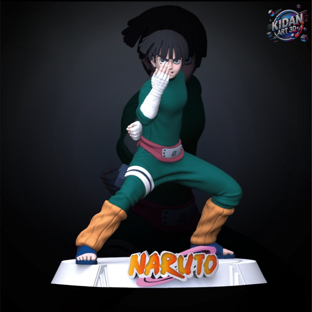 Rock Lee Naruto Action Figure Exclusivo Miniatura Estátua Colecionável Artesanal Boneco Escultura