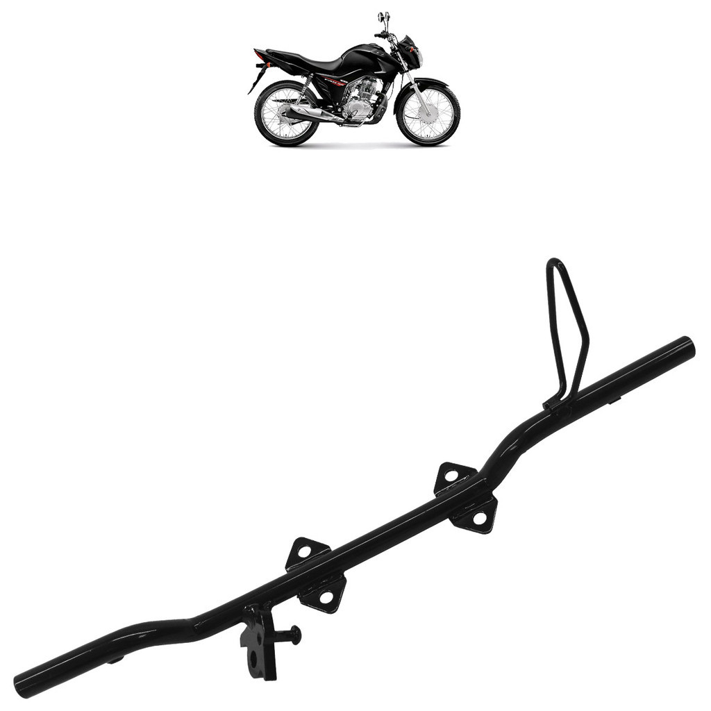 Estribo Pedal Apoio CG 150 Fan 2009 2010 2011 2012 2013 Preto