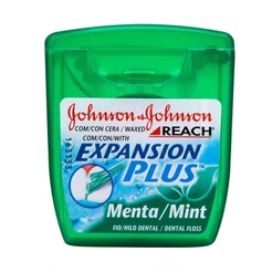 Fio Dental Johnson & Johnson Reach Expansion Plus Sabor Menta 50m