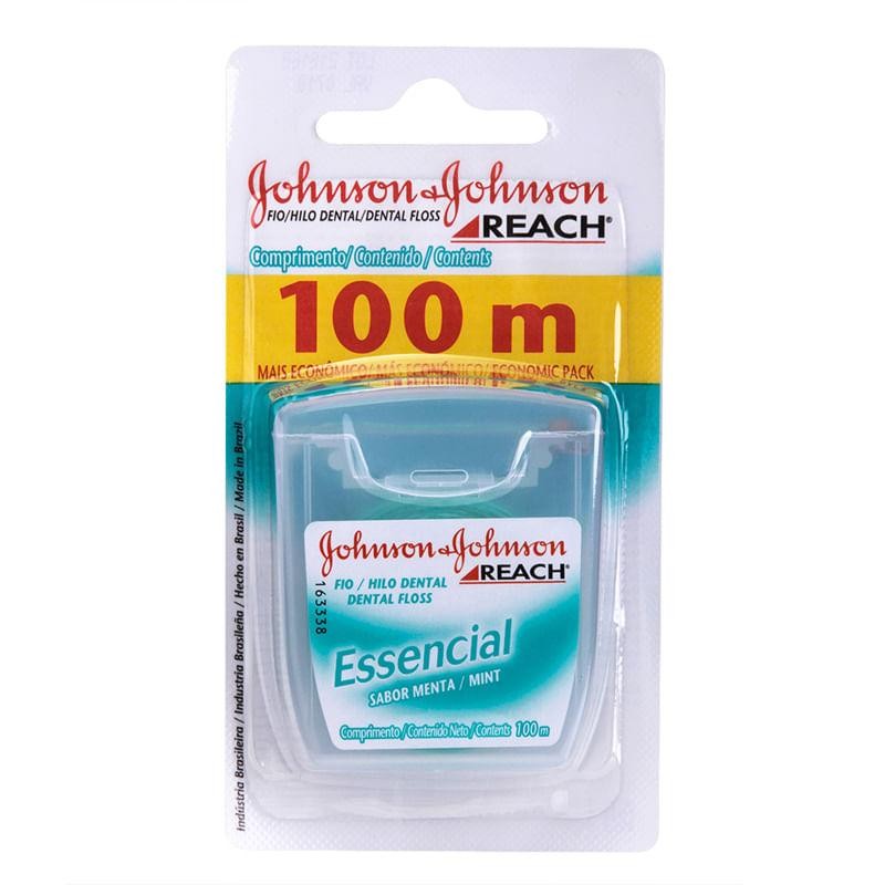 Fio Dental Reach Johnson & Johnson Essencial 100m - Health
