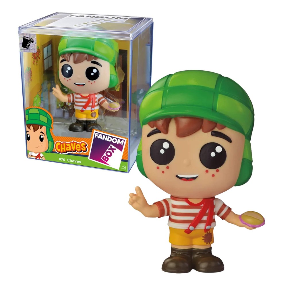 Fandom Box Chaves - Turma do Chaves - Boneco Colecionável Vinil Atóxico Lider - 3487 em Oferta na Shopee