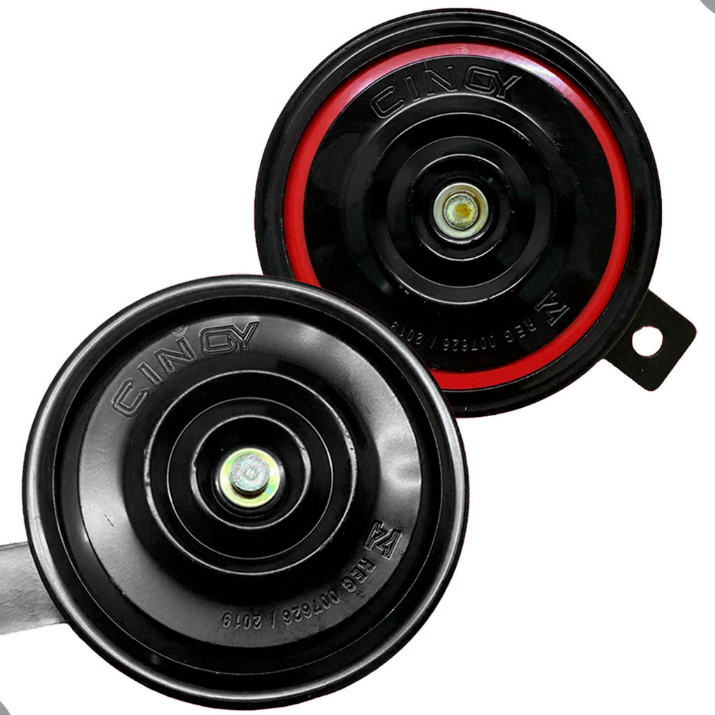 Par de Buzina Automotiva Original Cinoy Tipo Paquerinha Grave e Agudo 12V - Universal Todos Carros em Oferta na Shopee