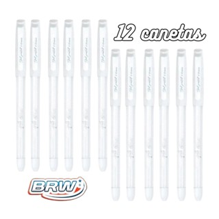 Kit com 6 Caneta Gel Branca 1.0mm em Oferta na Shopee