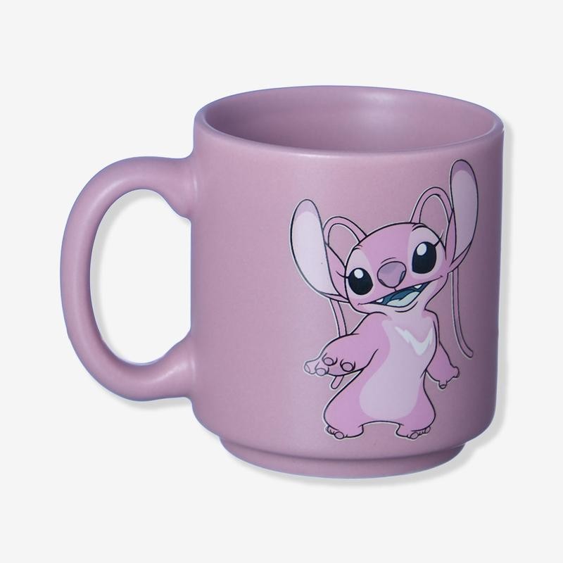 Caneca Mini Tina Stitch Angel 100ml Zona Criativa 10025396