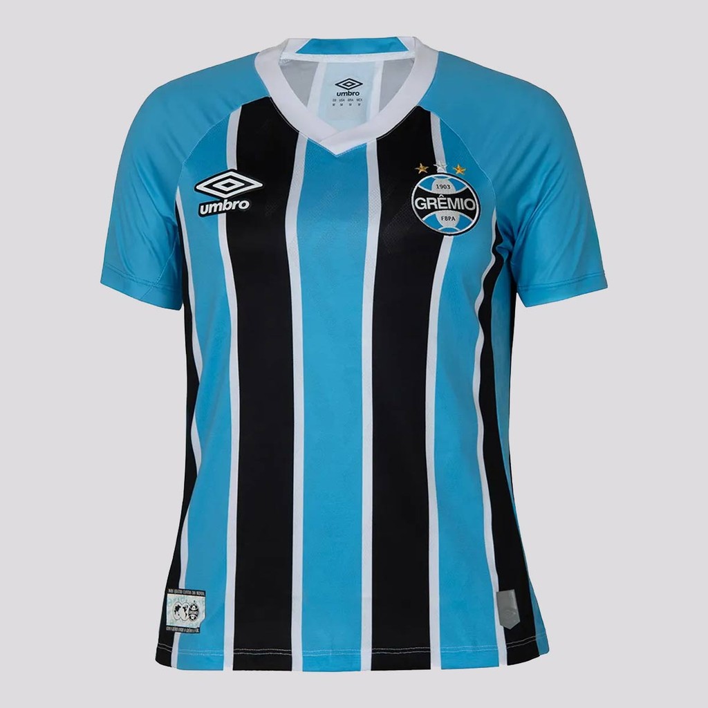 Camisa Umbro Grêmio I 2025 Feminina - Sports & Outdoors