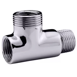 Adaptador De Máquina De Lavar Tanques 1/2 X 1/2 Latão Cromado Metal
