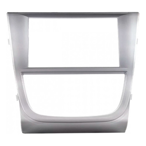 MOLDURA PARA CENTRAL MULTIMIDIA MP5 7 POL GOL VOYAGE SAVEIRO 2008 A 2012 2DIN PRATA em Oferta na Shopee