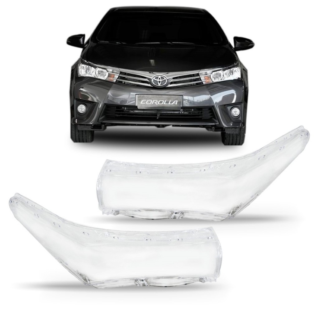 Lente Farol Toyota Corolla Xei Seg 2015 A 2017