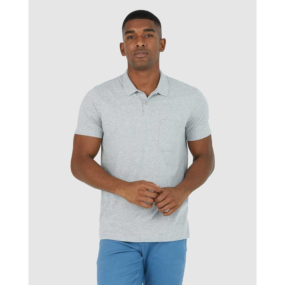 Camisa Polo Básica Masculina Gola Esporte Em Meia Malha