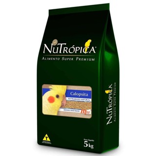Ração Nutrópica Calopsita Mini Bits 5kg Extrusada Macia Grão Pequeno Super Premium Evita Desperdício em Oferta na Shopee