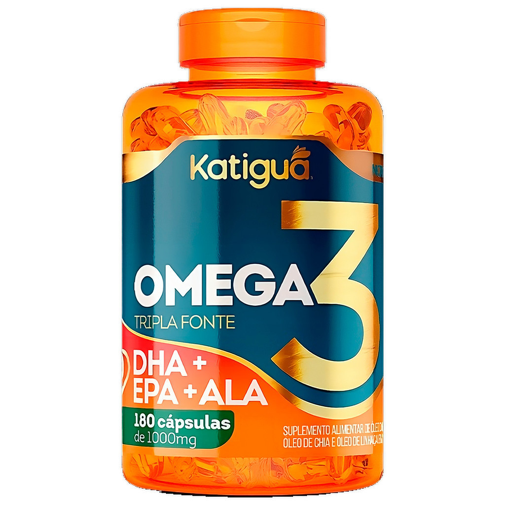 Omega 3 Tripla Fonte 1000mg 180 caps - Katiguá