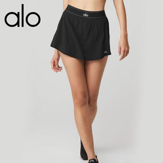 Alo Yoga Primavera/Verão Confortável Nude Sentir Anti-Exposição Tênis Saia de Secagem Rápida Respirável Yoga Saia Solta Casual Esportes Saia em Oferta na Shopee