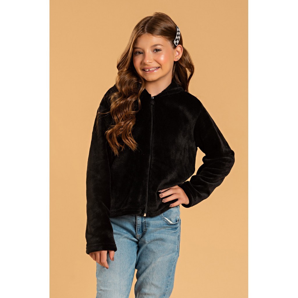 Jaqueta Unissex Infantil Pelinho Plush - Women Clothes