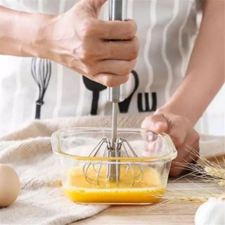 1 Batedor Fue De Claras Ovos Giratório Bolos Cremes De Aço Inox Universal 35cm