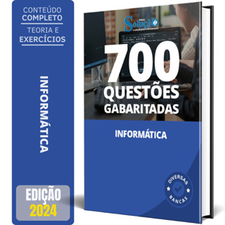 Caderno de Questões Informática - 700 Questões Gabaritadas em Oferta na Shopee