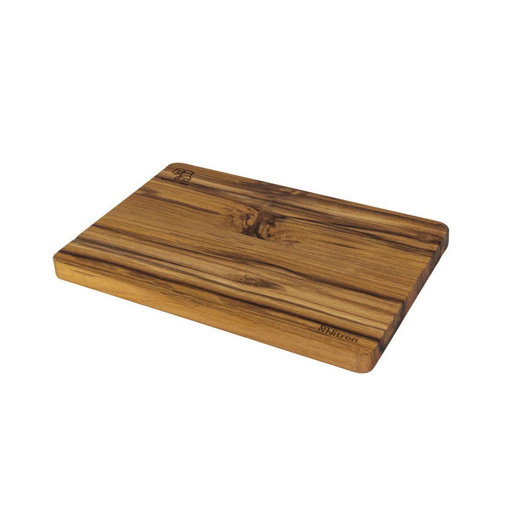 TABUA DE CORTE PARA LEGUMES MADEIRA TECA MEDIDAS 29.5x20.5x1.5CM - Home & Living