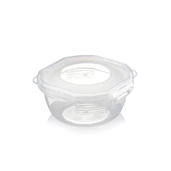 Pote Organizador Redondo Pequeno com Travas 450 ml para Mantimentos e Alimentos Cozinha Organizada