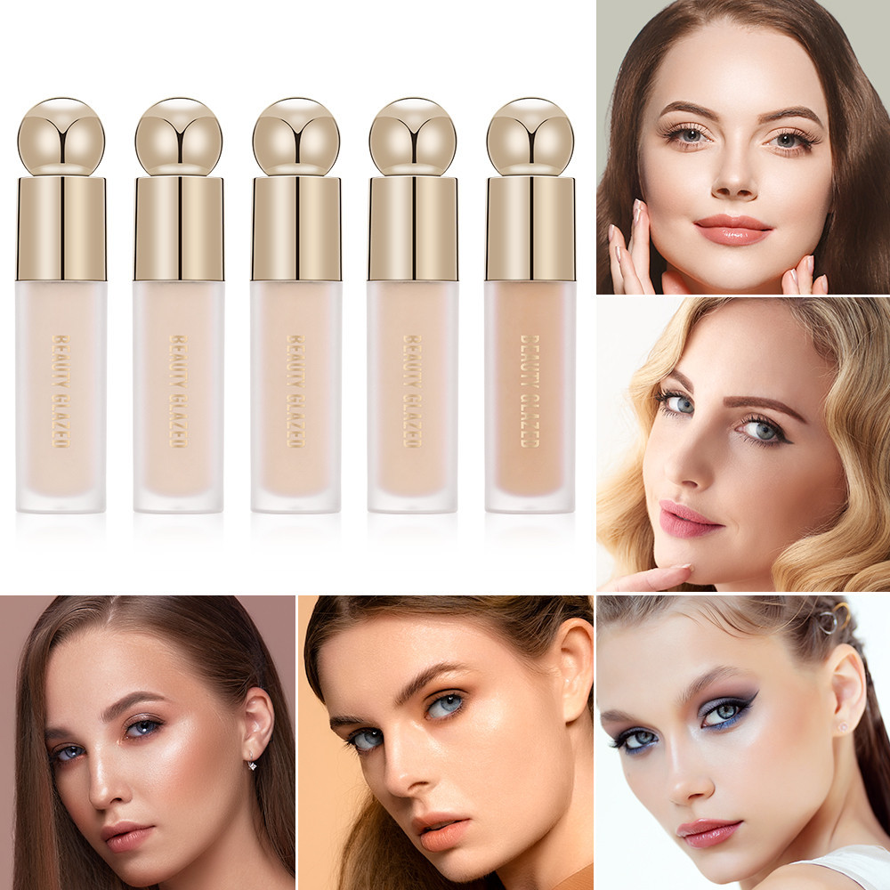 Beauty GLAZED Beleza Matte Cobertura Total Do Corretivo Líquido 24 Horas Maquiagem Facial Lisa À Prova D'água