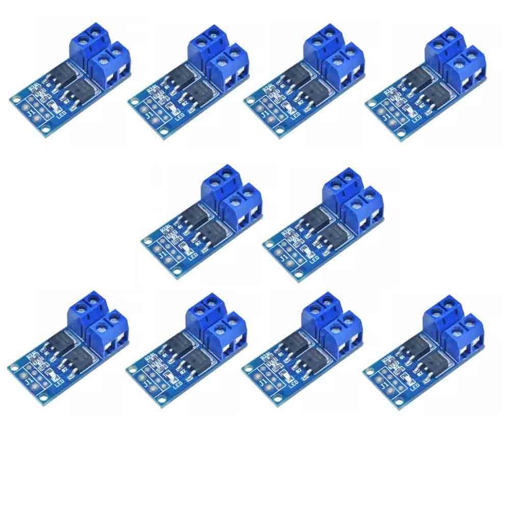 10 Pçs De Alta Potência MOSFET Campo-Efeito transistor PWM Regulação Interruptor Eletrônico Placa De Controle De Gatilho
