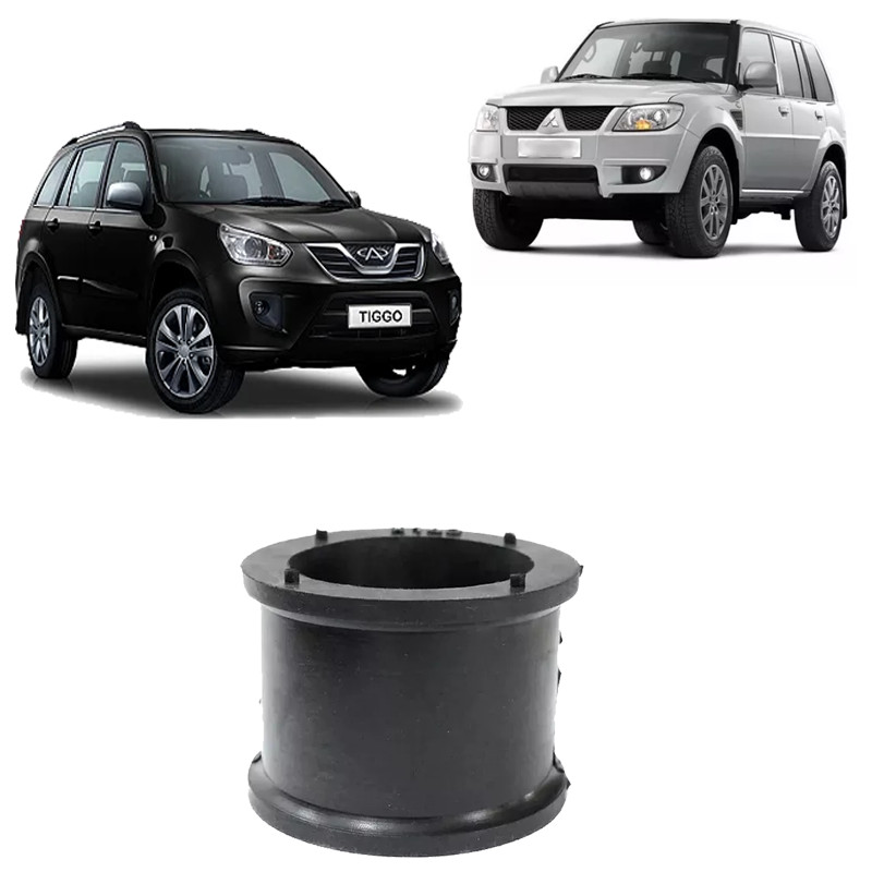 Bucha Fixação Caixa de Direção Pajero TR4 Chery S18 Tiggo Face 2002 até 2015