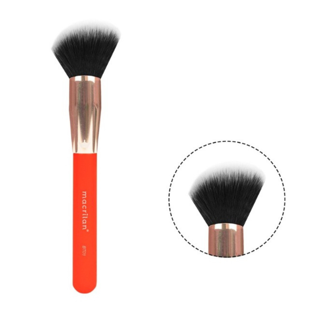 Pincel BT01 Para Pó Macrilan - Linha Beauty Tools