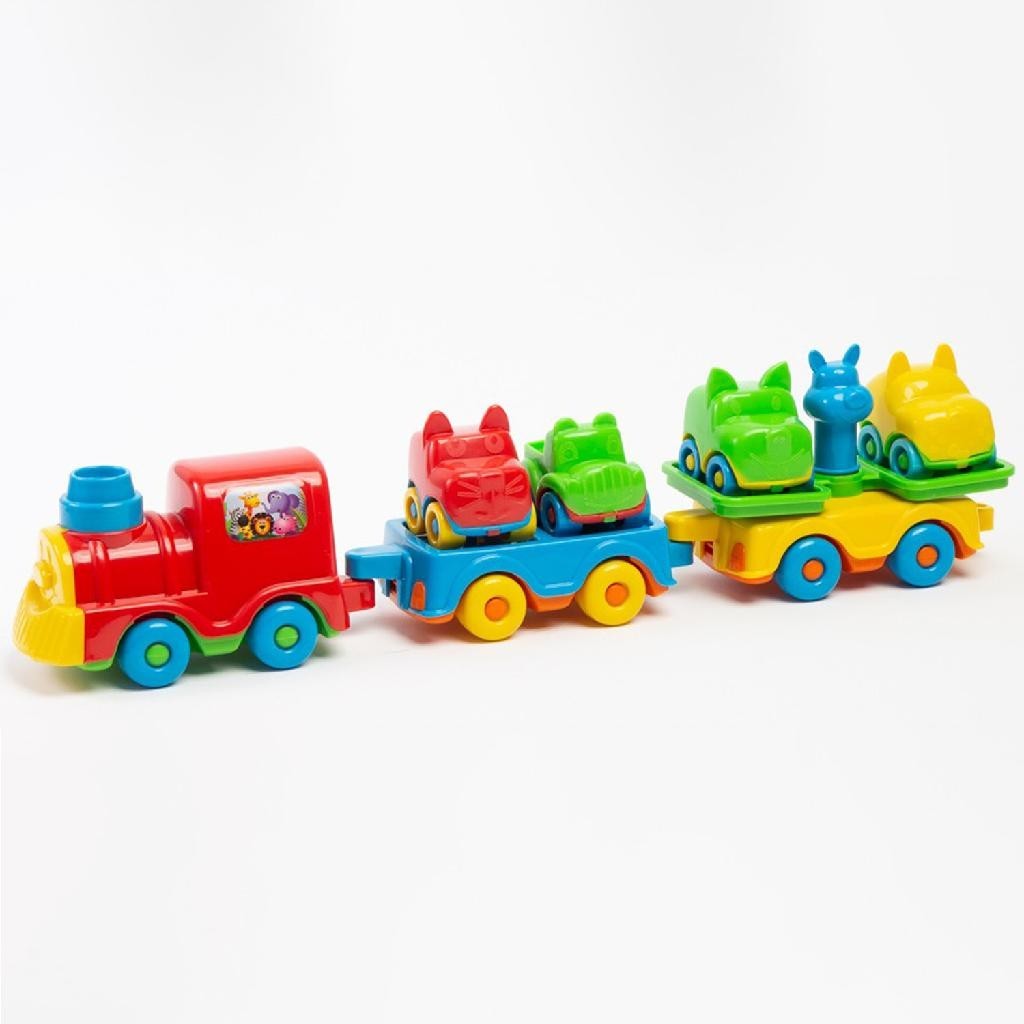Trenzinho Didático De Brinquedo Para Criança Baby Animal - Divplast