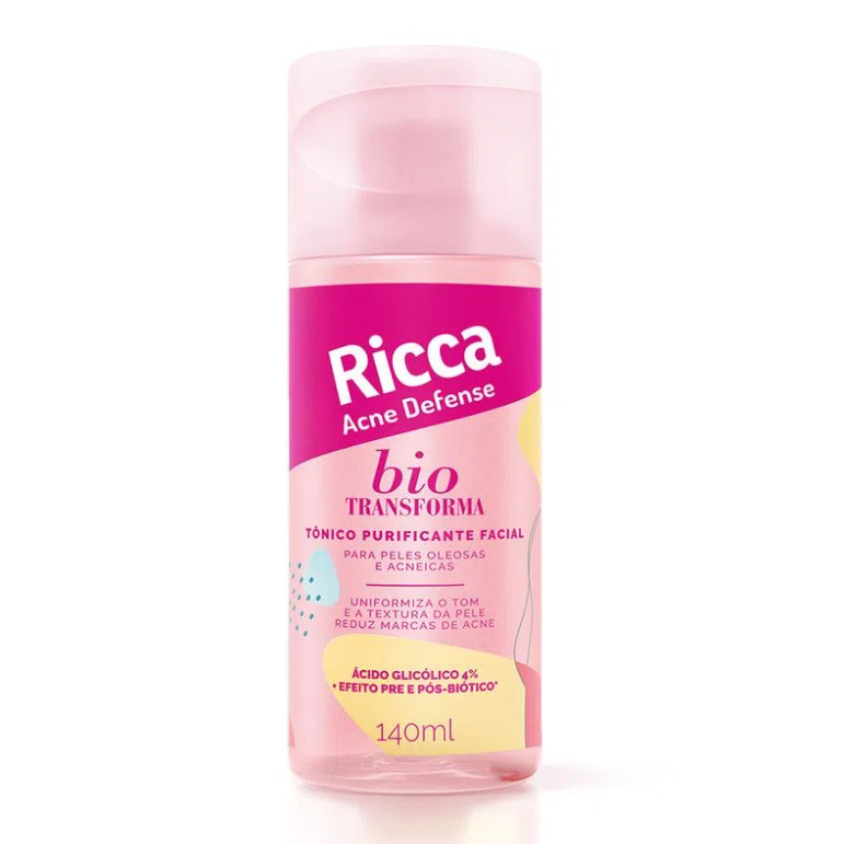 Ricca Acne Defense Tônico Purificante Facial 140mL
