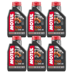 Kit Motul 7100 10w30 4t 6 Três Litros 100% Sintético
