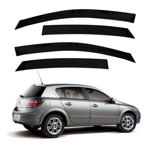 Defletor Calha de Chuva Vectra Hatch 2006 a 2011 4 Portas Ecoflex