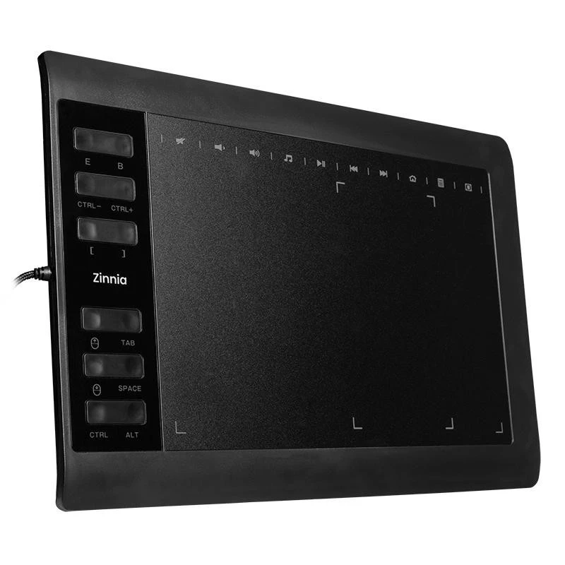 Mesa Digitalizadora Zinnia Momentum MT1060, 5080LPI, Niveis de Pressao 8192, Preto,ZNC-ZNMT1060-BL01