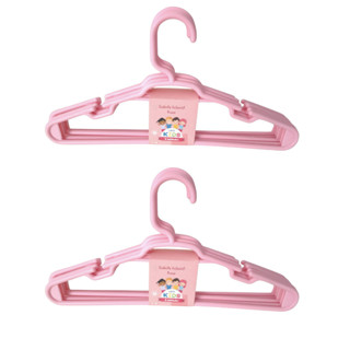 Cabide Infantil Bebe Reforçado Kit 10 Unidades Colorido Rosa em Oferta na Shopee