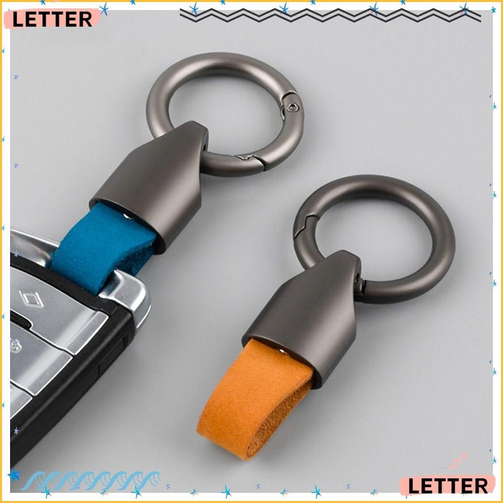 LETTER Car Porta-Chaves , Em Couro Para Carros Duráveis De Moda Acessórios Pendurados em Oferta na Shopee