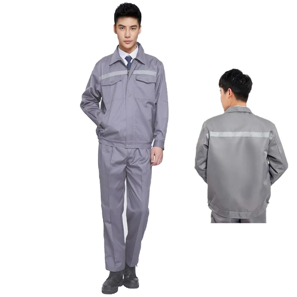 Conjunto Uniforme EPI Segurança Faixa Refletiva Trabalho Profissional Construçao Civil Obra Rodovia Mecanico Eletricista Serviço