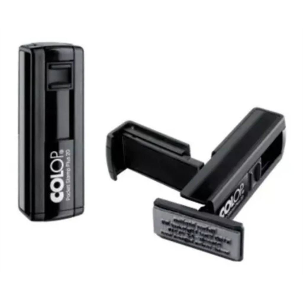 Carimbo de bolso Colop Pocket Stamp Plus 20 14x38mm