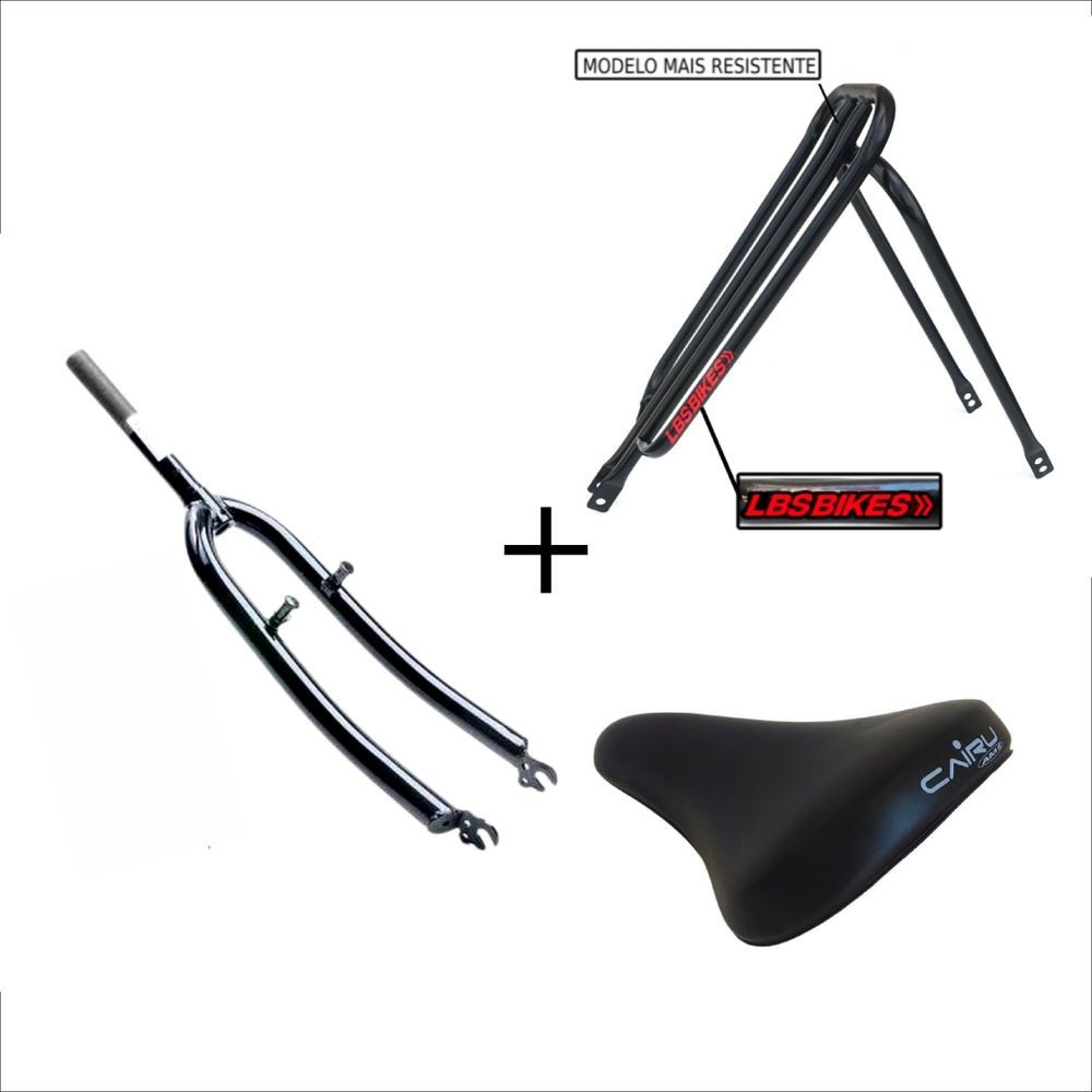 Garupa Reta BH LBS + Banco Cairu + Garfo Sundown