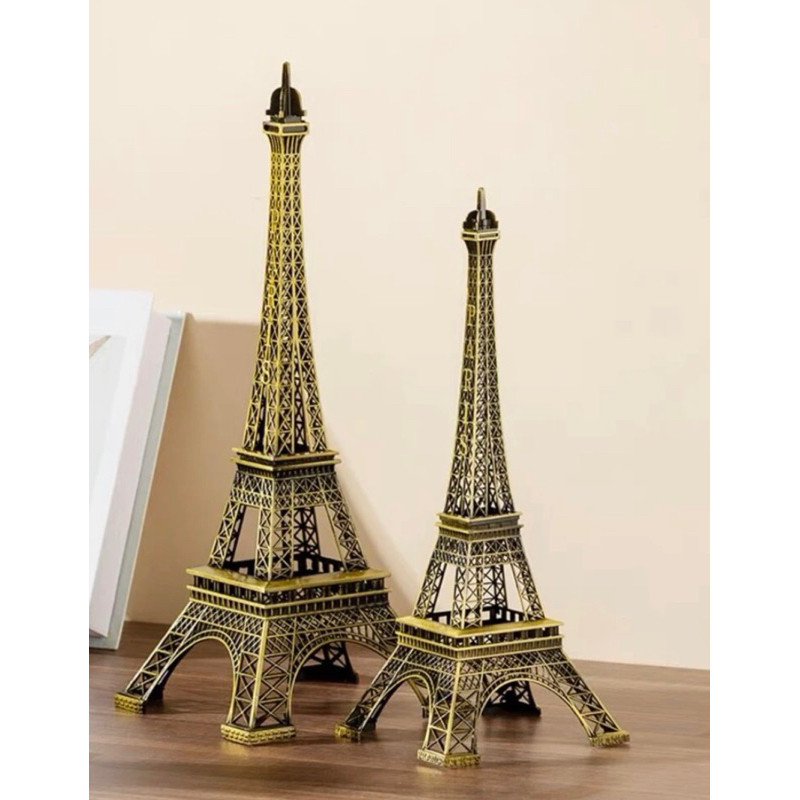 Enfeite de Decoração Torre Eiffel Paris Pequena 13cm 15cm 25cm