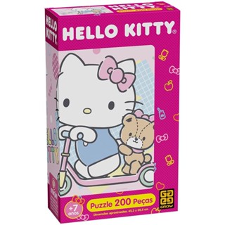 Puzzle 200 peças Hello Kitty em Oferta na Shopee