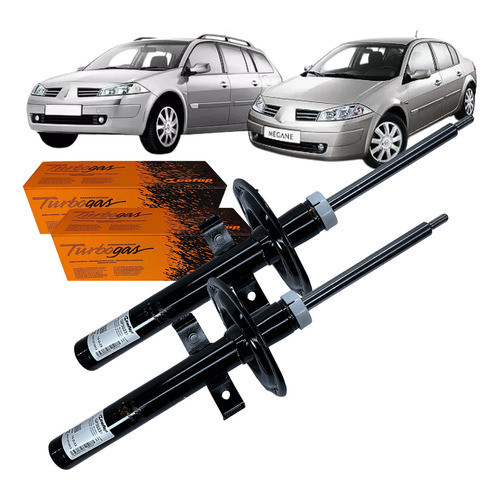 Par Amortecedor Dianteiro Original Cofap Megane Grand Tour 1.6 2.0 2006 a 2013