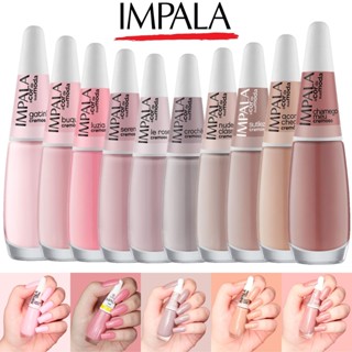 Impala Esmaltes Tons Nude Rosa Cor da Sua Moda Esmalte marrom Atacado em Oferta na Shopee