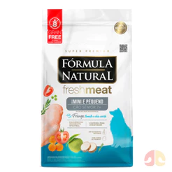 Ração Fórmula Natural Fresh Meat Cachorro Sênior Portes Mini E Pequeno 2,5kg