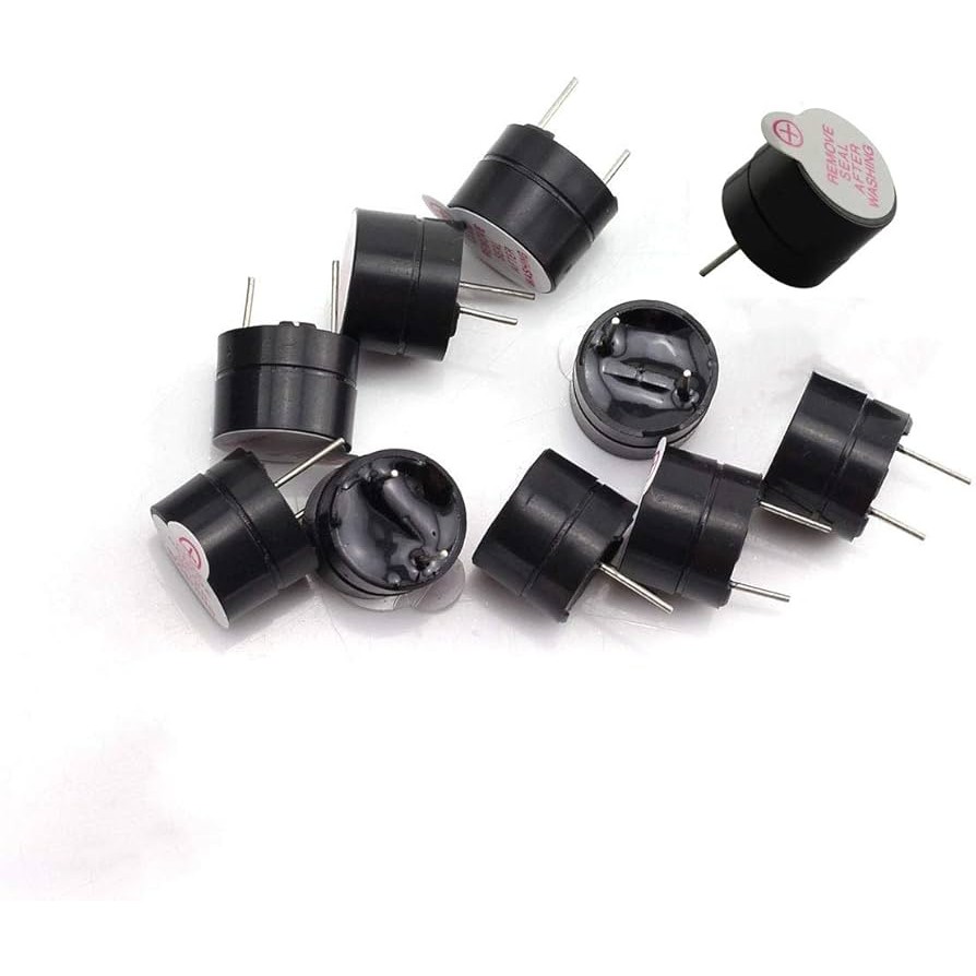 Kit 10x Buzzer Ativo 3v Bip Buzina Alarme 10 Unidades