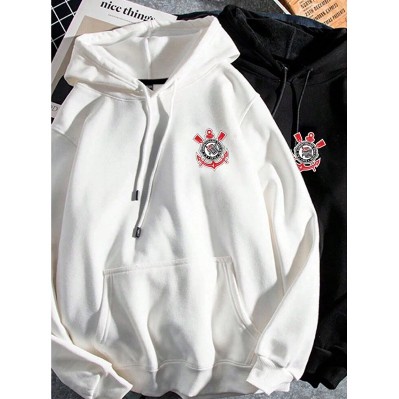 moletom corinthians blusa de frio vai corinthians abrigo timão casaco gaviões