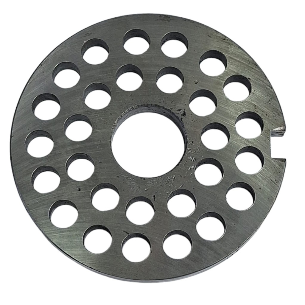 DISCO DE MOEDOR DE CARNE BOCA 98 COM FURO 10MM 98/10 AÇO CARBONO REDE PARA MOEDOR DE CARNE