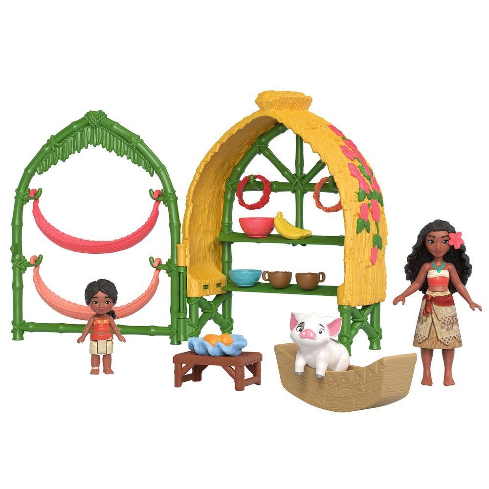 Moana 2 Casa Moana e Simea com Pua e Acessórios - Mattel em Oferta na Shopee