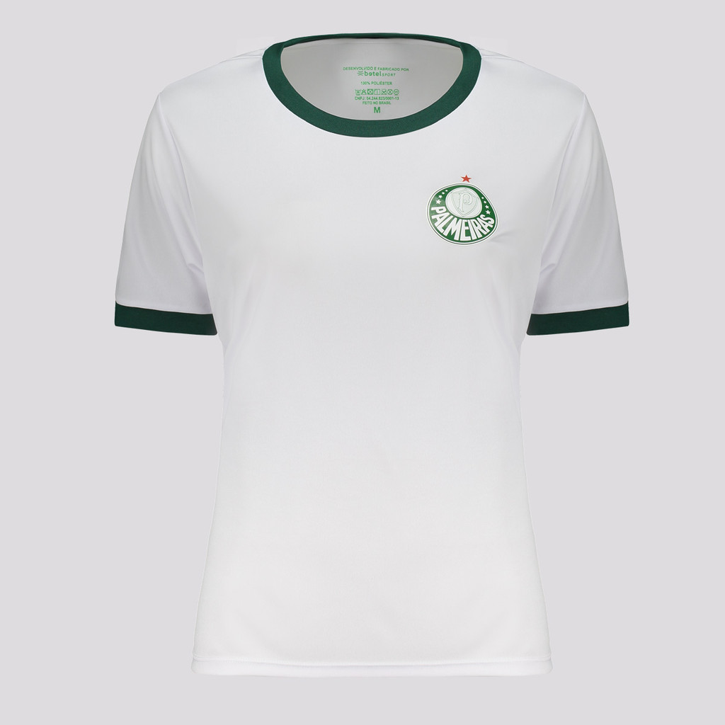 Camisa Palmeiras 1914 III Feminina Branca - Sports & Outdoors