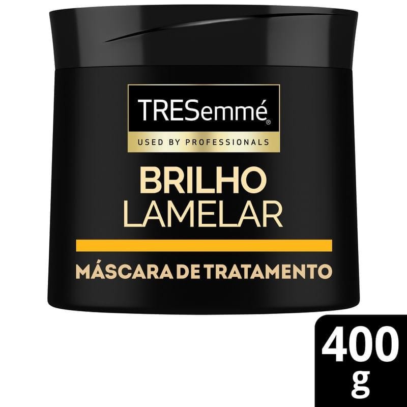 Máscara de Tratamento Tresemmé Brilho Lamelar 400g em Oferta na Shopee
