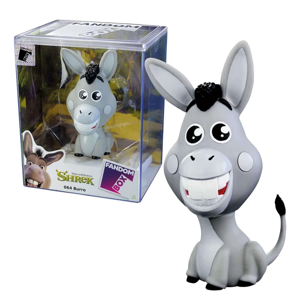Fandom Box Burro Falante - Shrek - Boneco Colecionável Material Vinil Atóxico Lider - 3479 em Oferta na Shopee