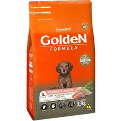 Ração Golden para Cães Filhotes de Raças Pequenas Frango Arroz 3kg